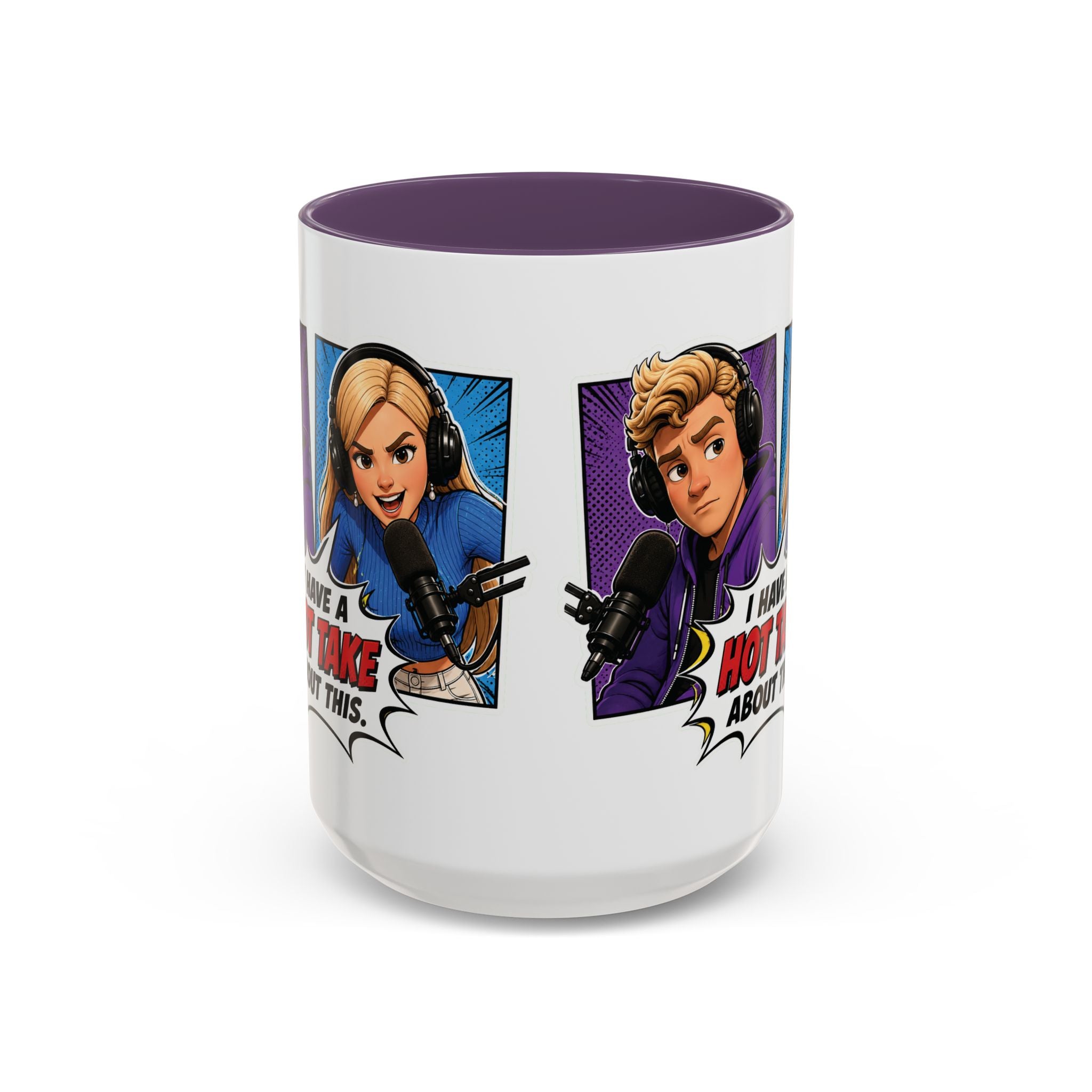 Jake And Emma Hot Take Coffee Mug — "I Have A Hot Take About This" Mug (11/15oz)