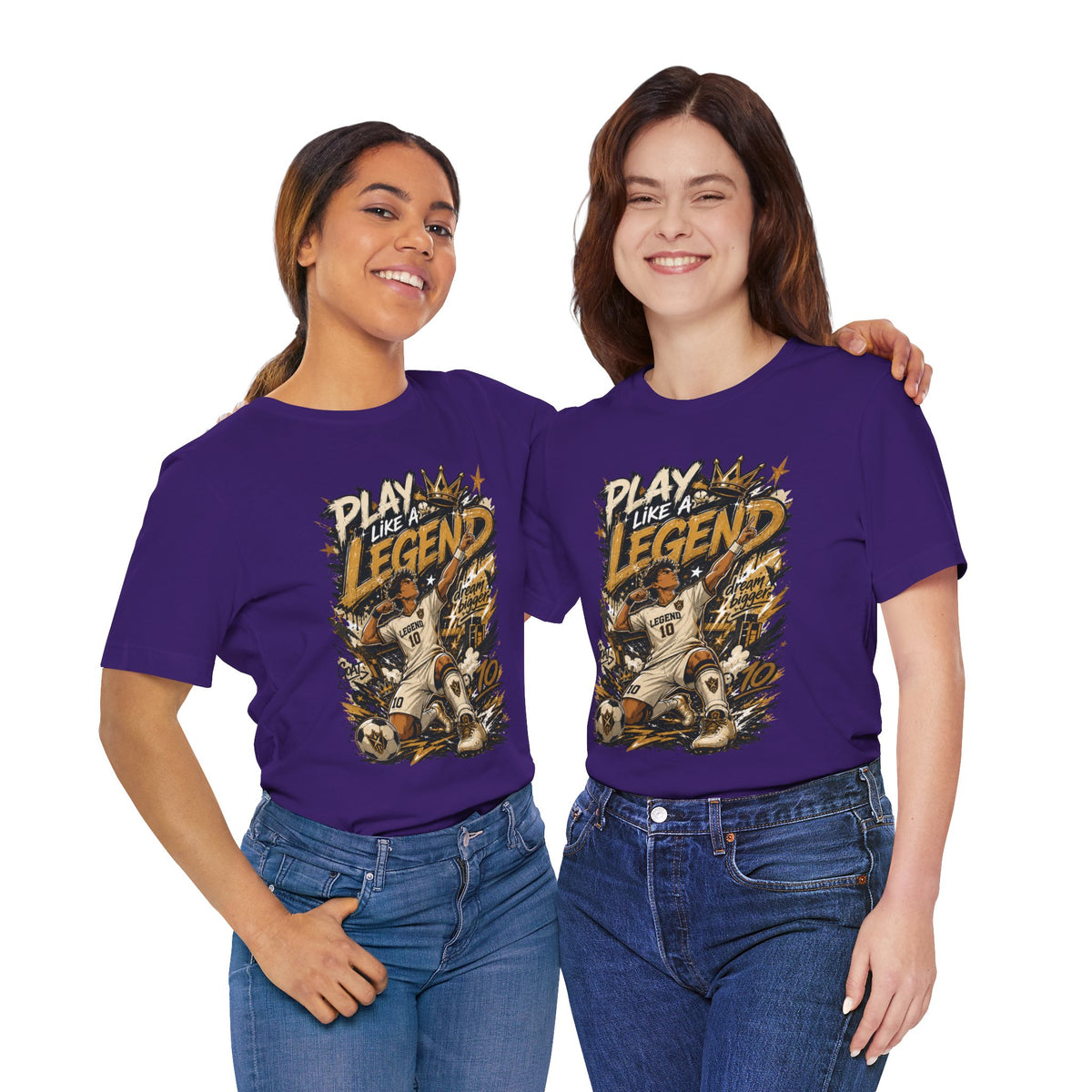 Play Like a Legend Soccer Graphic T Shirt