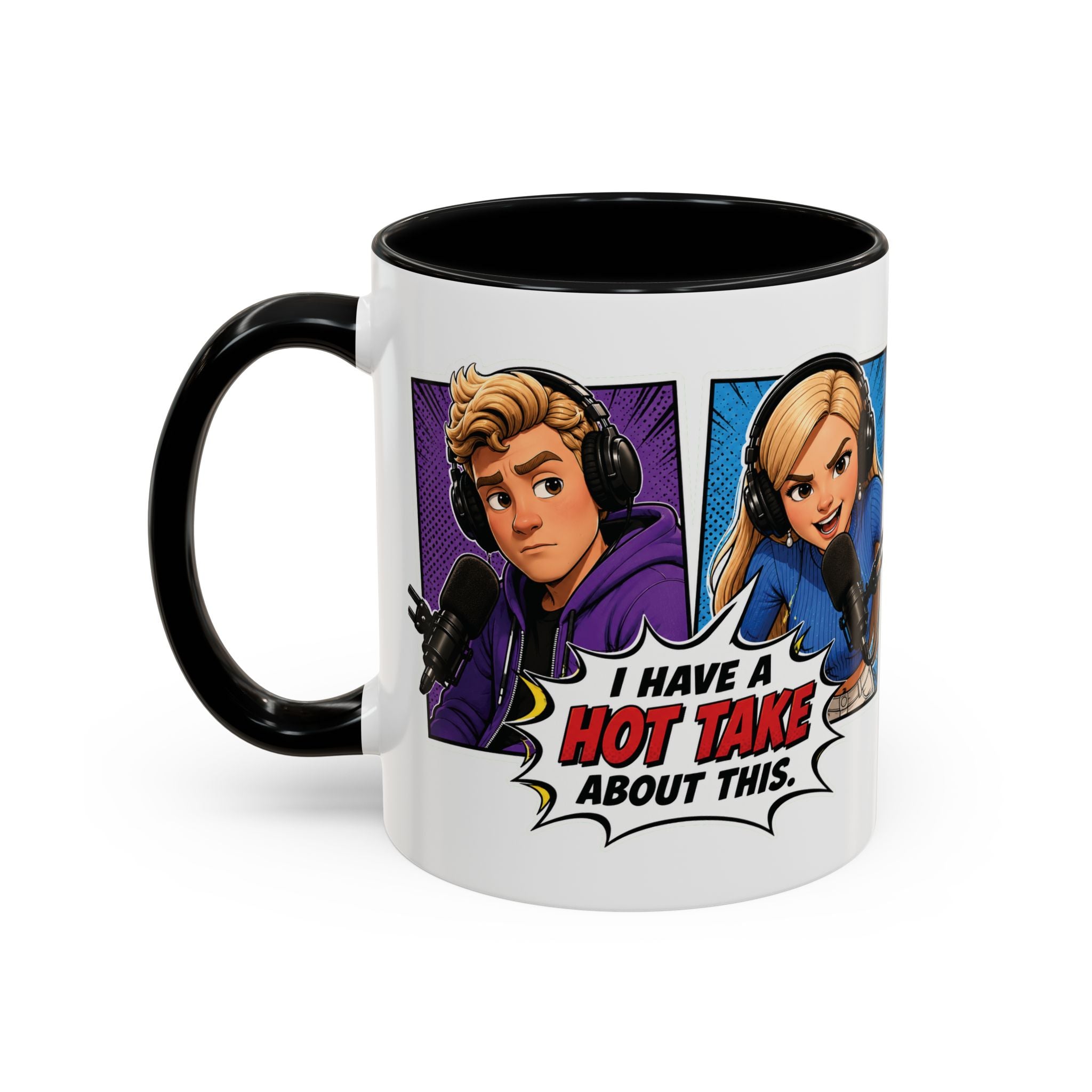 Jake And Emma Hot Take Coffee Mug — "I Have A Hot Take About This" Mug (11/15oz)