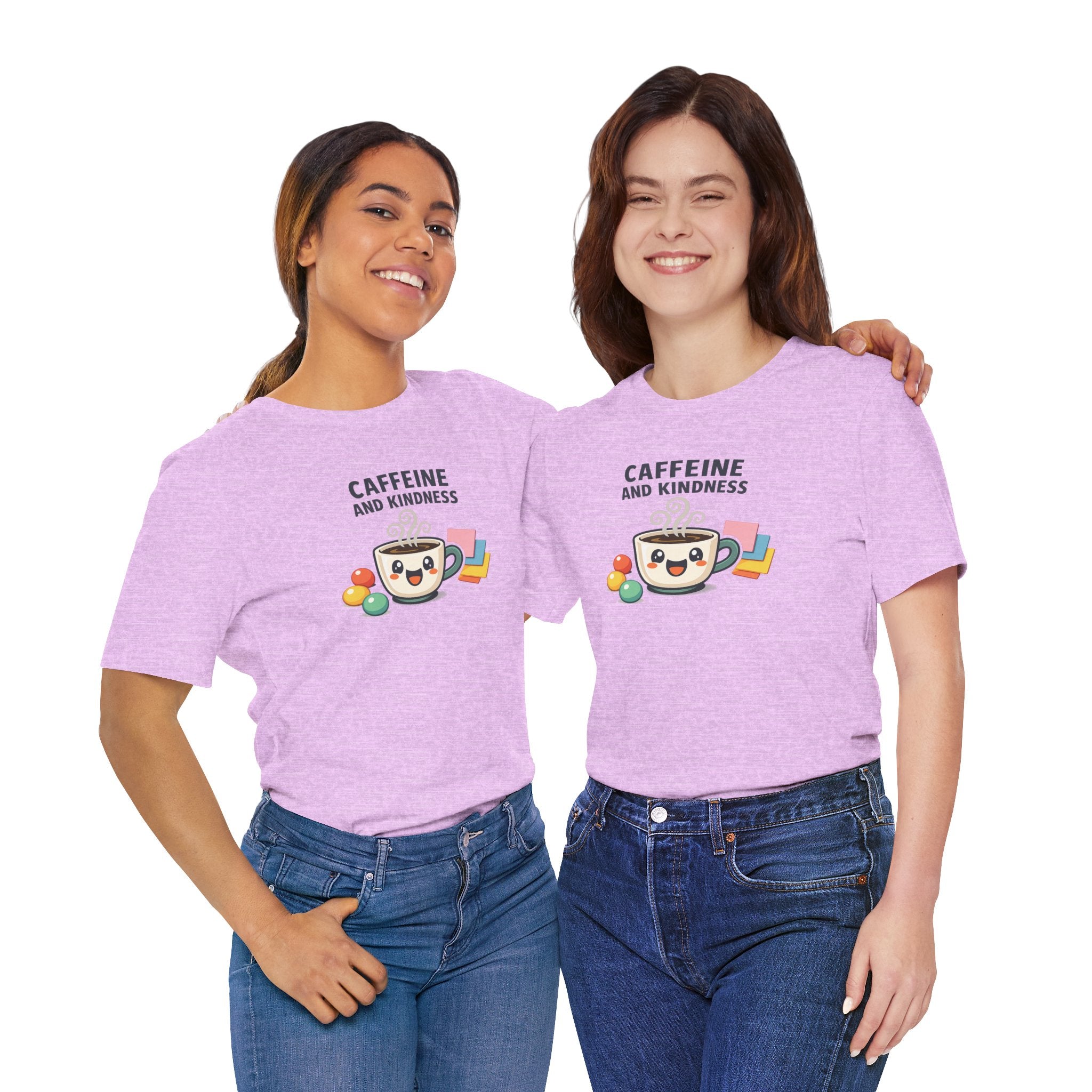 Caffeine and Kindness Tee | office humor, coffee fuel