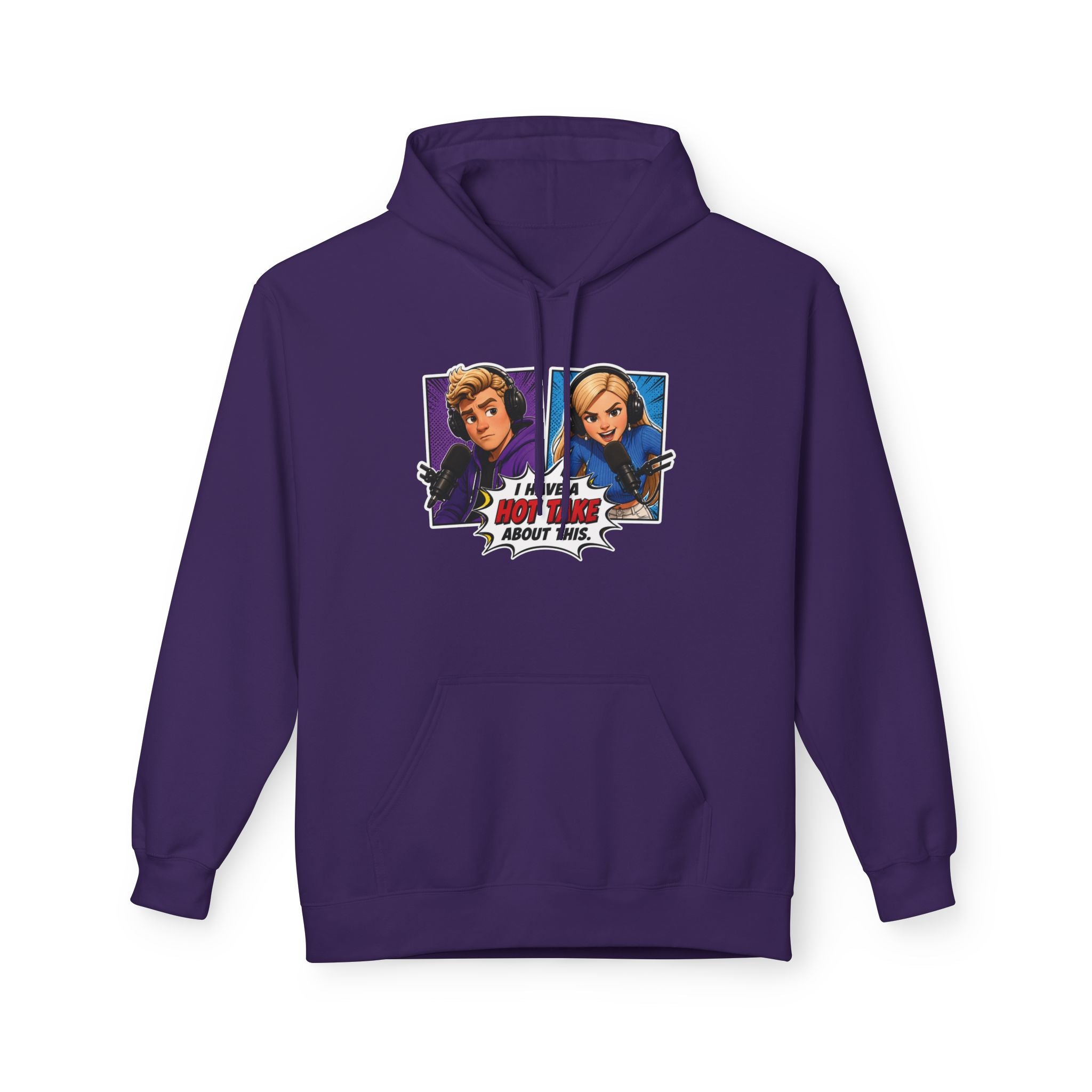 Pop-Art "I HAVE A HOT TAKE ABOUT THIS" Hoodie — Hot Take Central Graphic