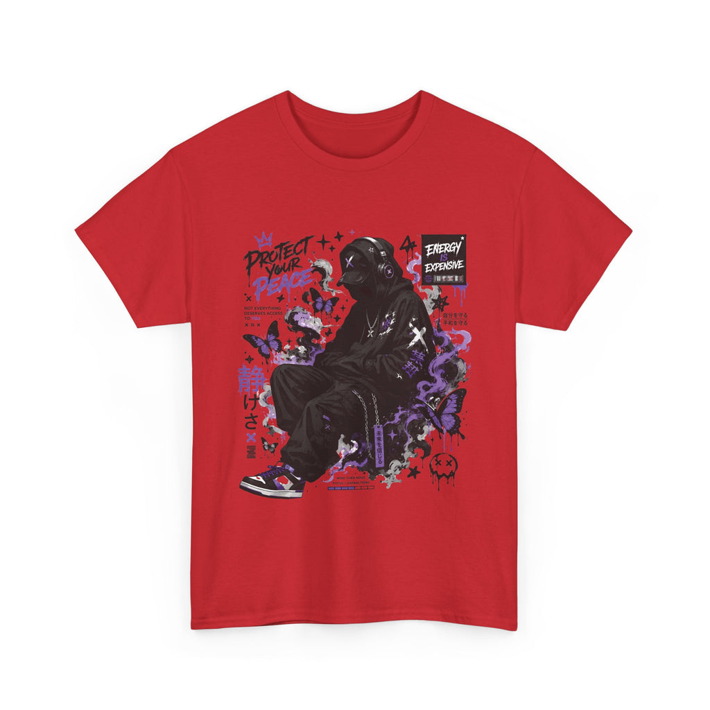 Peacekeeper Anime Graphic T Shirt Purple Streetwear Design