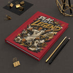 Play Like a Legend Soccer Hardcover Journal — Personalized Number 10