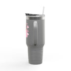 Cozy Pink Hoodie Girl 40oz Insulated Travel Mug