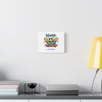 Happy Blob Cartoon Canvas Bold Kawaii Wall Art