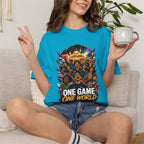 One Game One World Soccer T Shirt International Football Graphic Tee