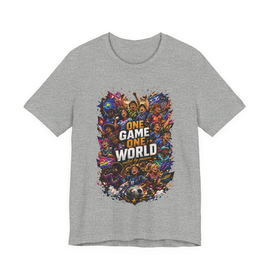 One Game One World Gamer Graphic T Shirt