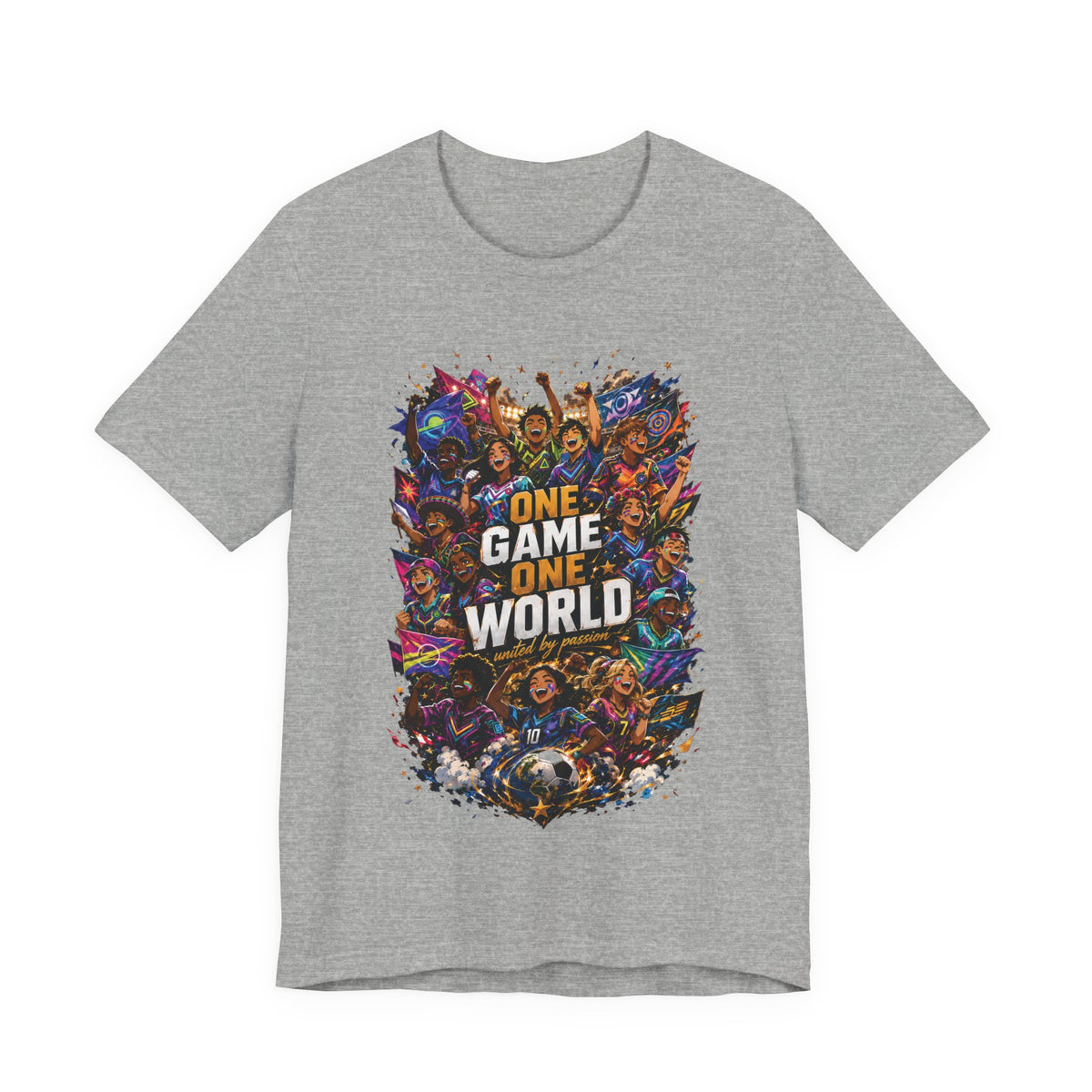 One Game One World Gamer Graphic T Shirt