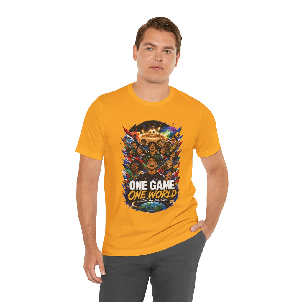 One Game One World Soccer Graphic T Shirt