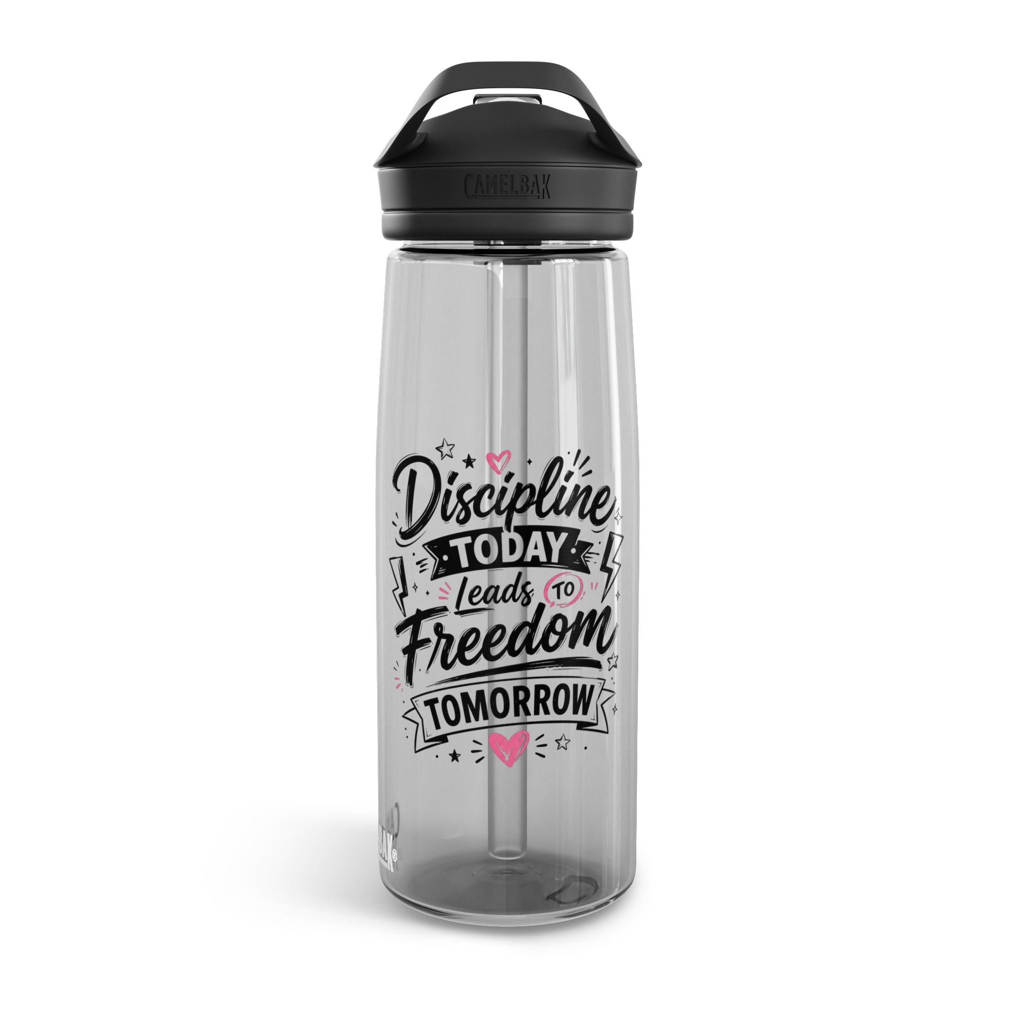 Discipline Today Leads to Freedom Tomorrow Water Bottle – Motivational CamelBak Eddy® 20/25oz