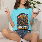 One Game One World Soccer T Shirt International Football Graphic Tee