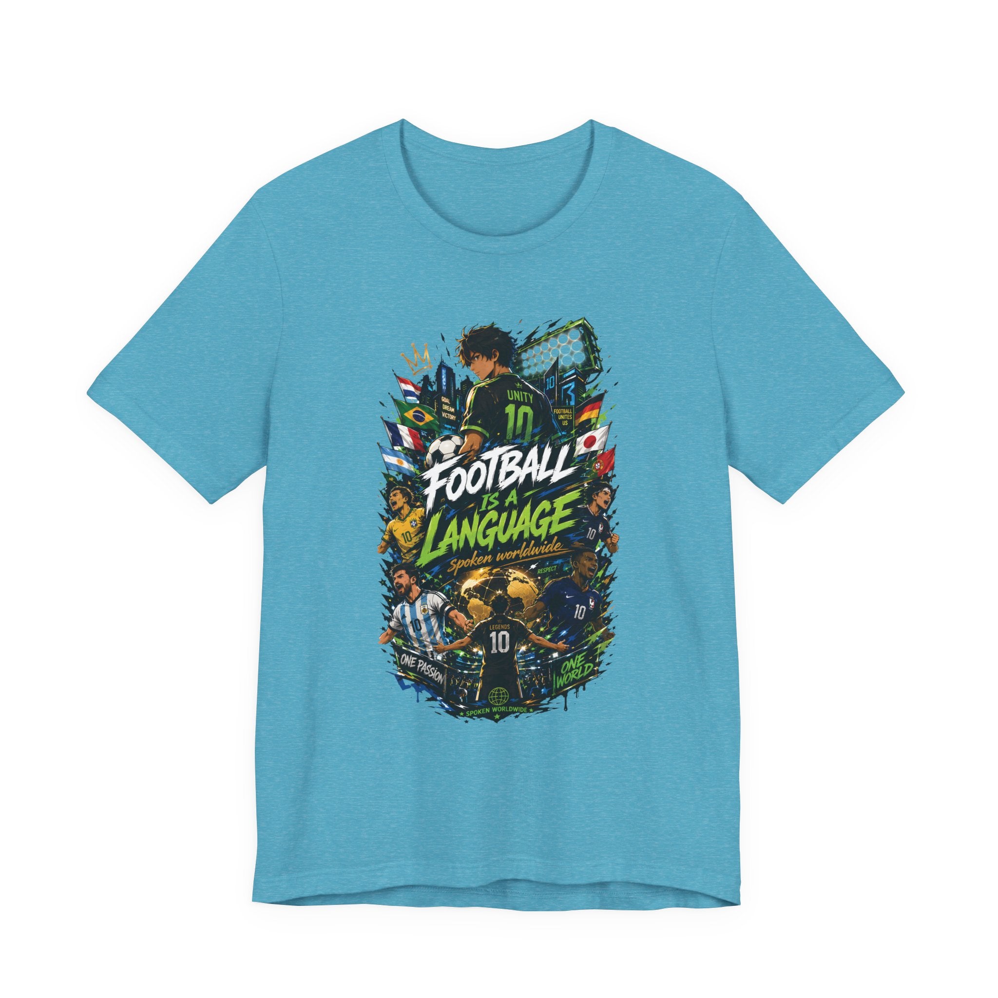 Football Language Graphic Tee — Soccer Fan Jersey Shirt