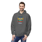 Happy Blob Graphic Hoodie – Cute Cartoon 'Happy' Pullover