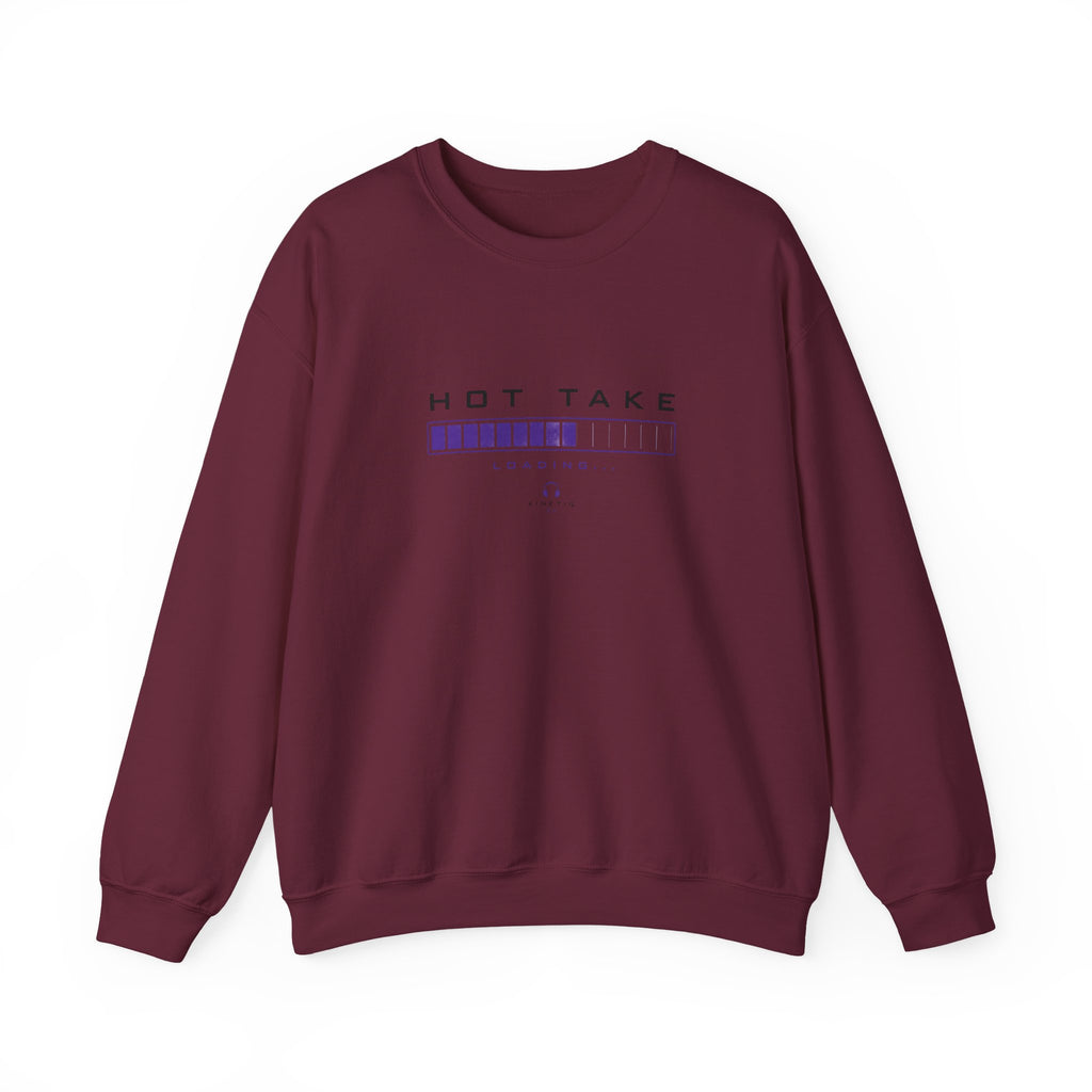Hot Take Central Hot Take Loading Crewneck Sweatshirt