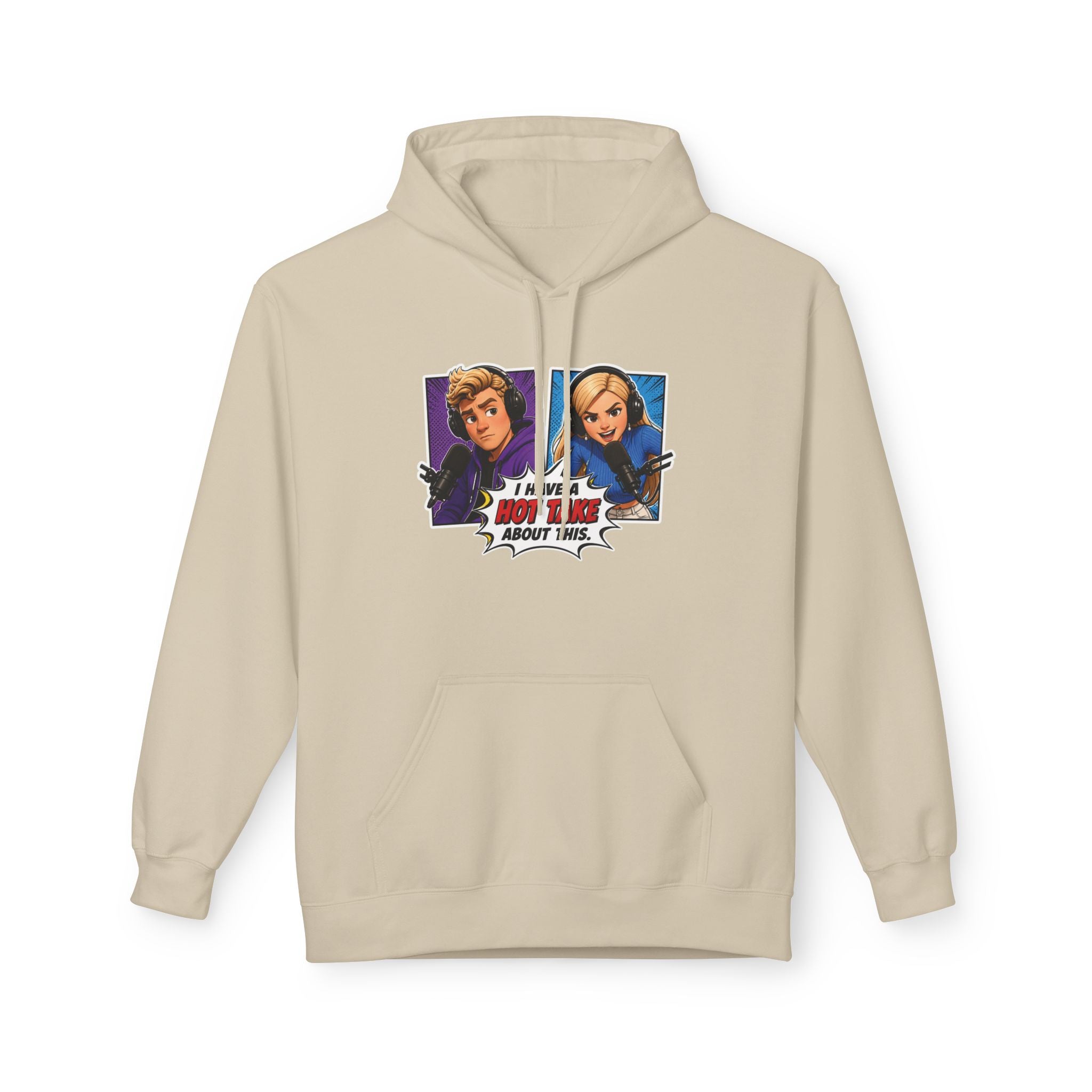 Pop-Art "I HAVE A HOT TAKE ABOUT THIS" Hoodie — Hot Take Central Graphic