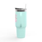 Cozy Pink Hoodie Girl 40oz Insulated Travel Mug