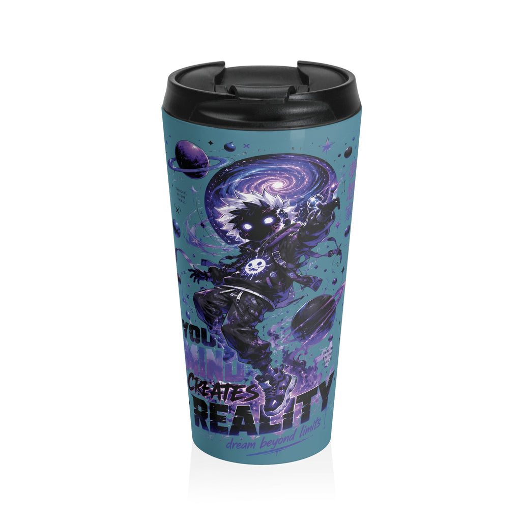 Your Mind Creates Reality Cosmic 15oz Travel Mug Seascape