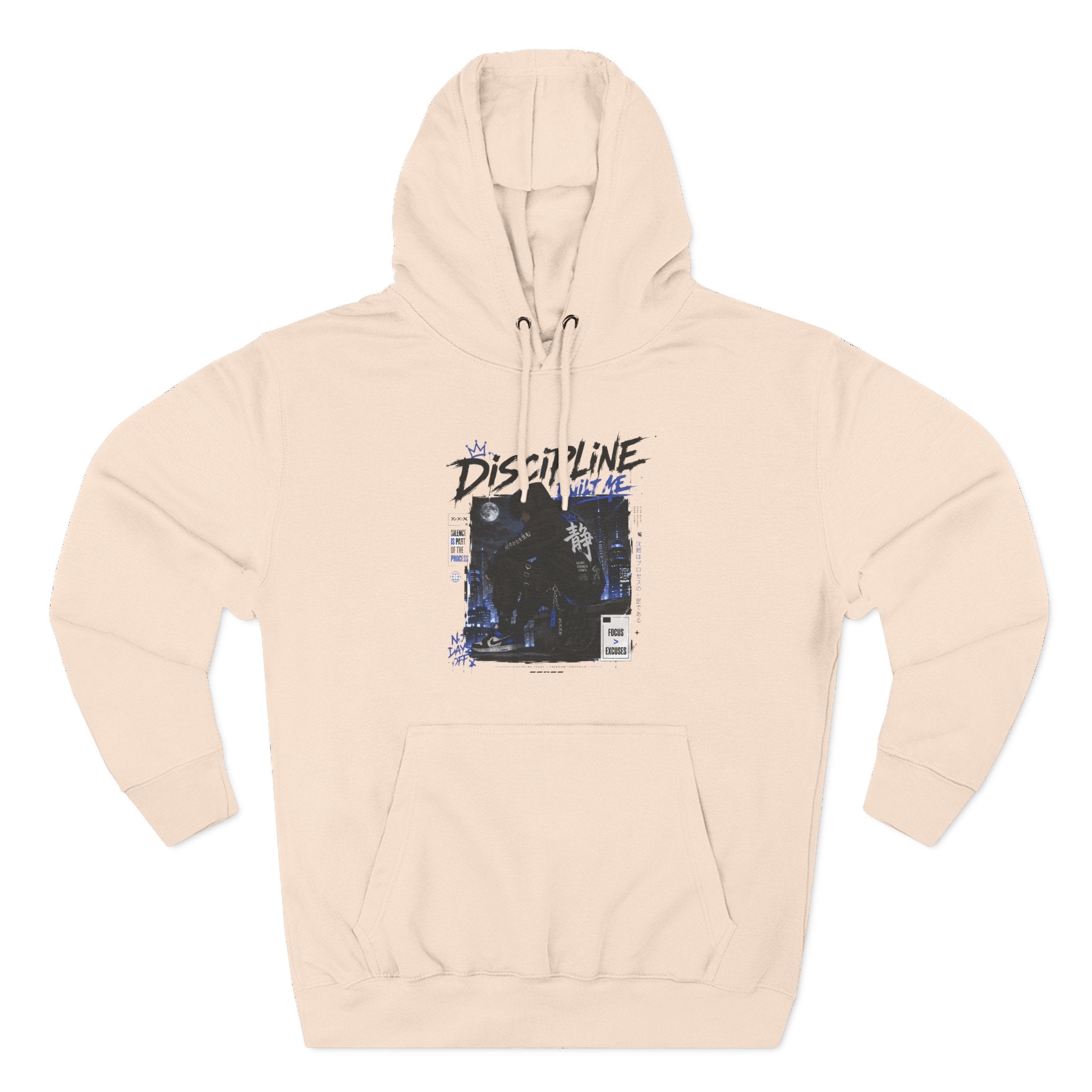 Discipline Graphic Hoodie — Vintage TV Photo Streetwear Pullover