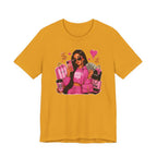Boss Babe Pink Fashion Tee — Women’s Glam Money & Shopping Graphic Shirt