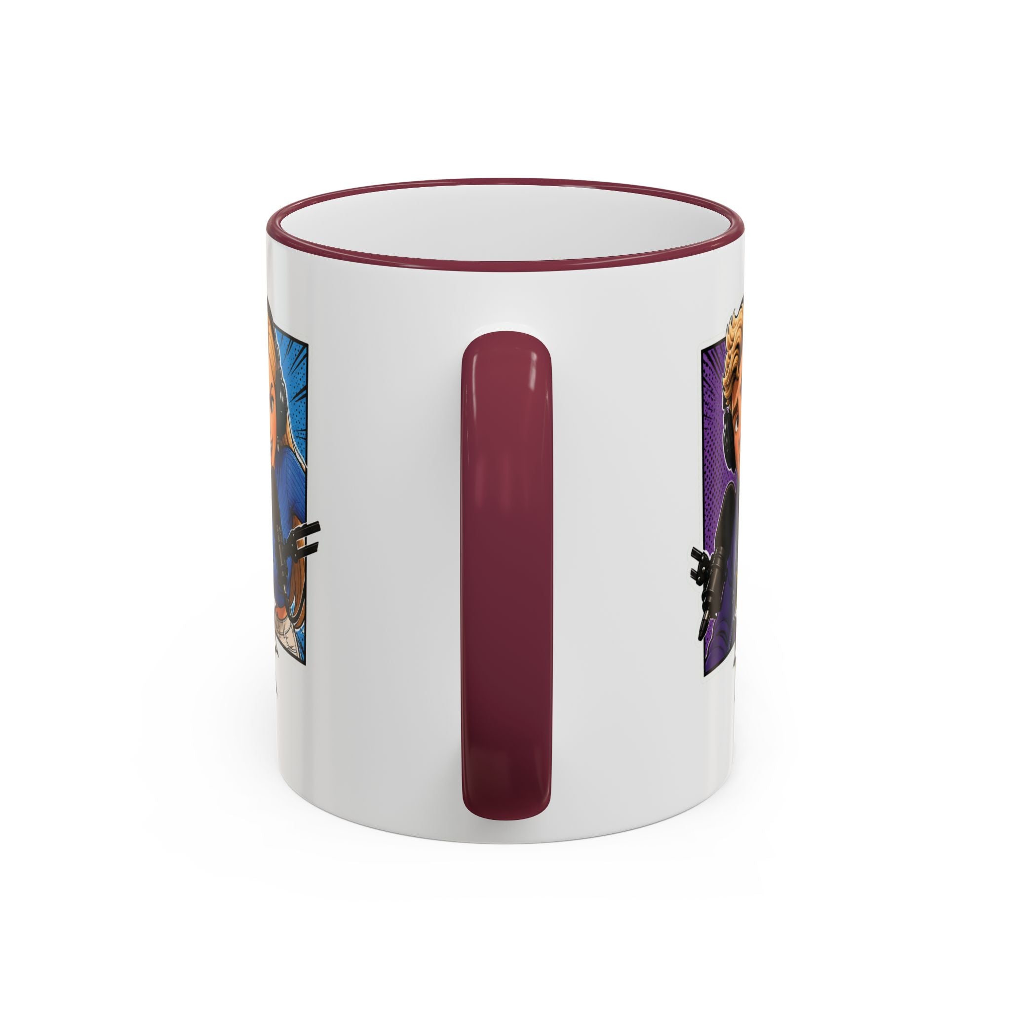 Jake And Emma Hot Take Accent Rim Mug – I Have A Hot Take About This Comic Coffee Cup (11oz/15oz)