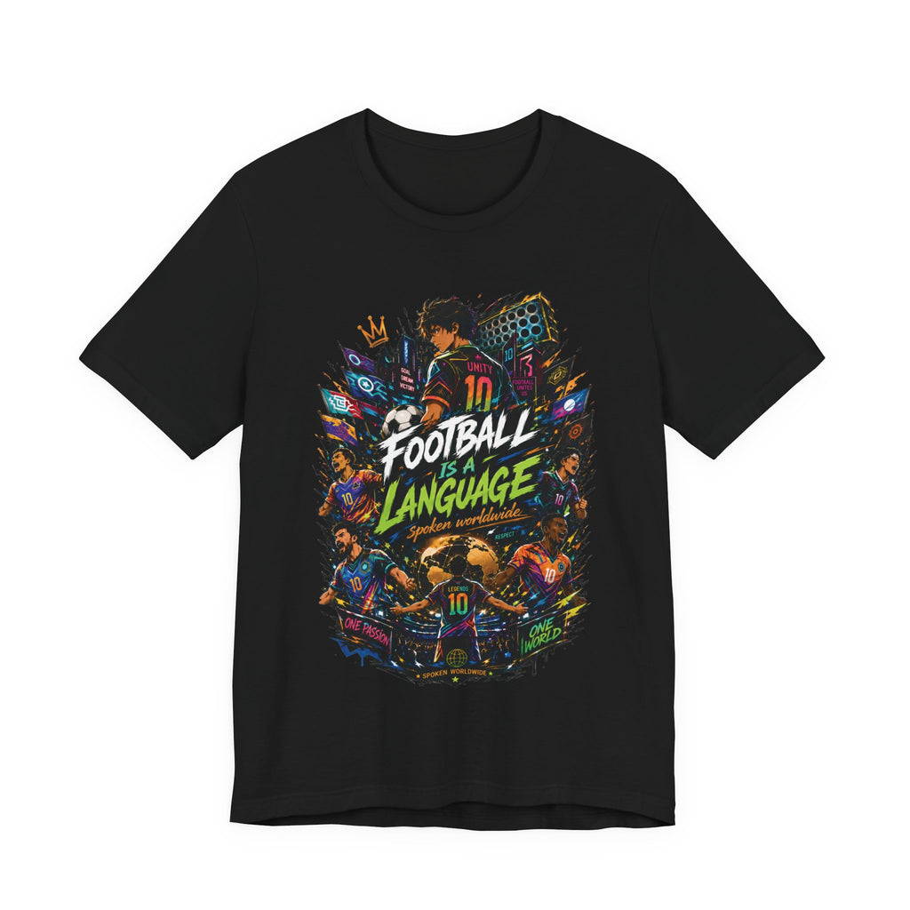 Football Is a Language Graphic T Shirt