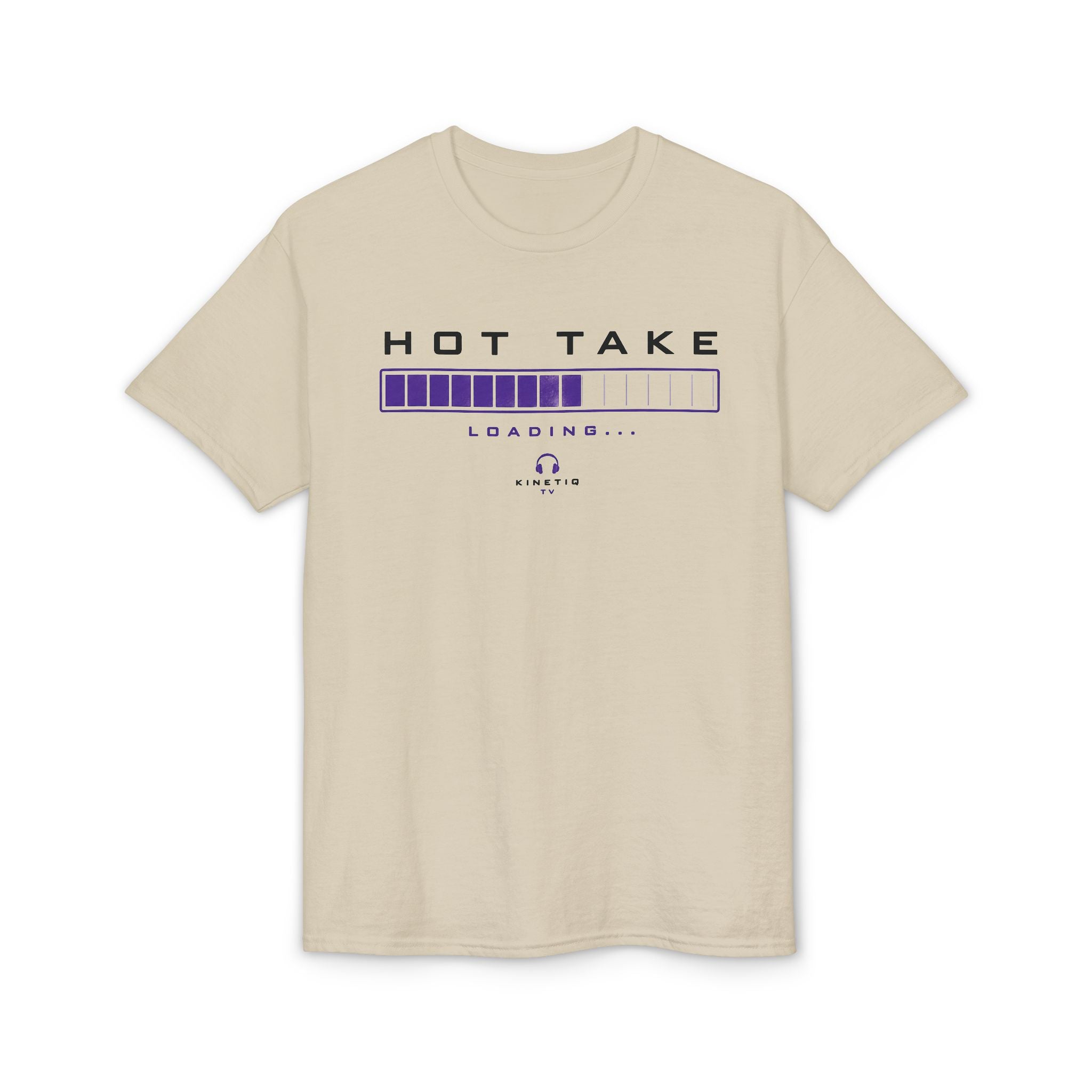 Hot Take Loading T-Shirt — Funny Progress Bar Graphic Tee