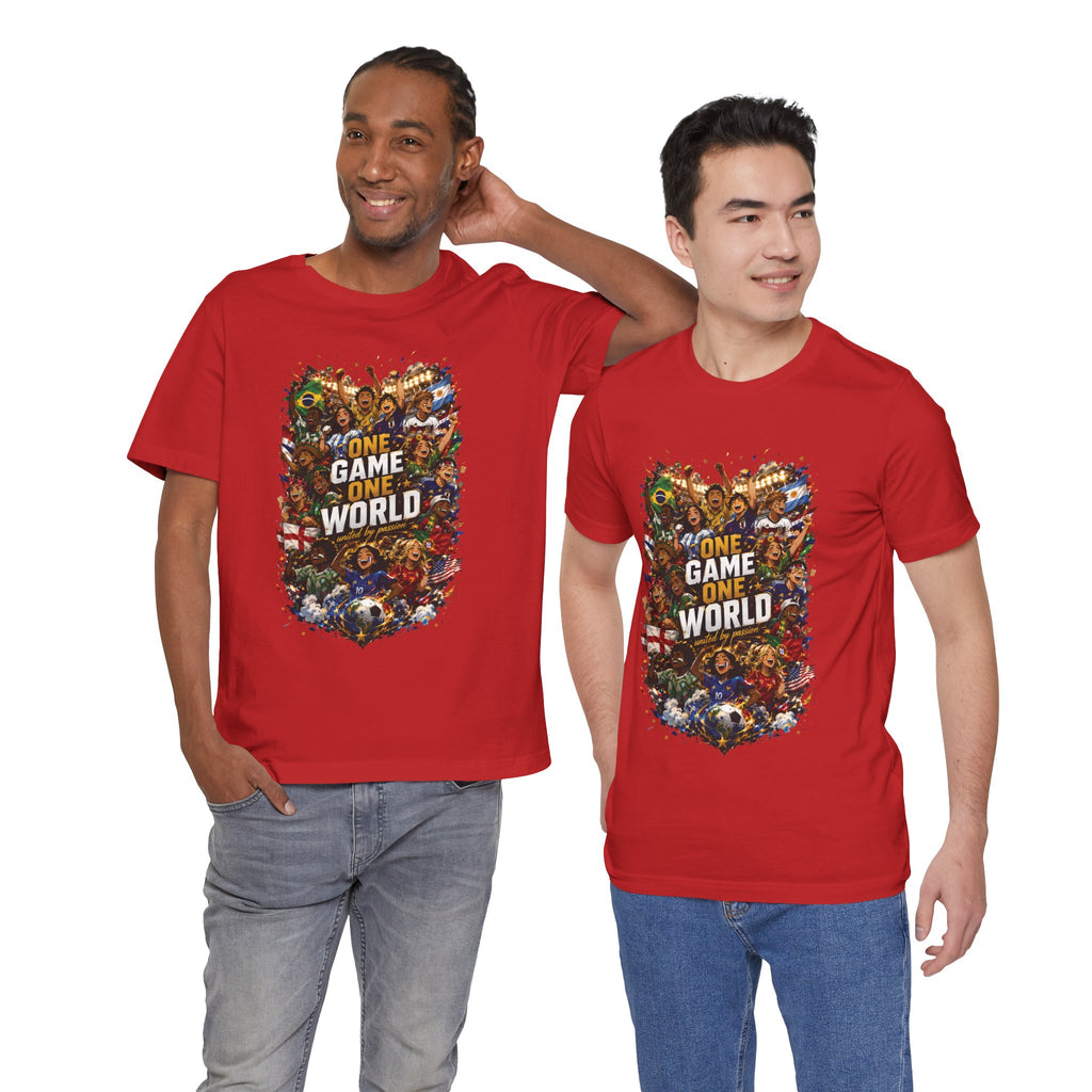 T-Shirt — 'One Game One World' Gamer Graphic Tee
