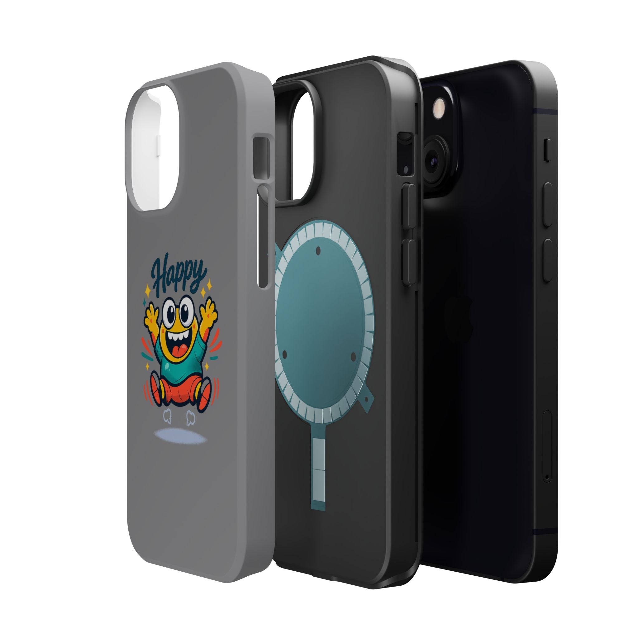 Happy Monster Magnetic Impact-Resistant Phone Case