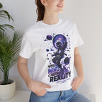 Astronaut Galaxy Tee — "Your Mind Creates Reality" Space Graphic T-Shirt