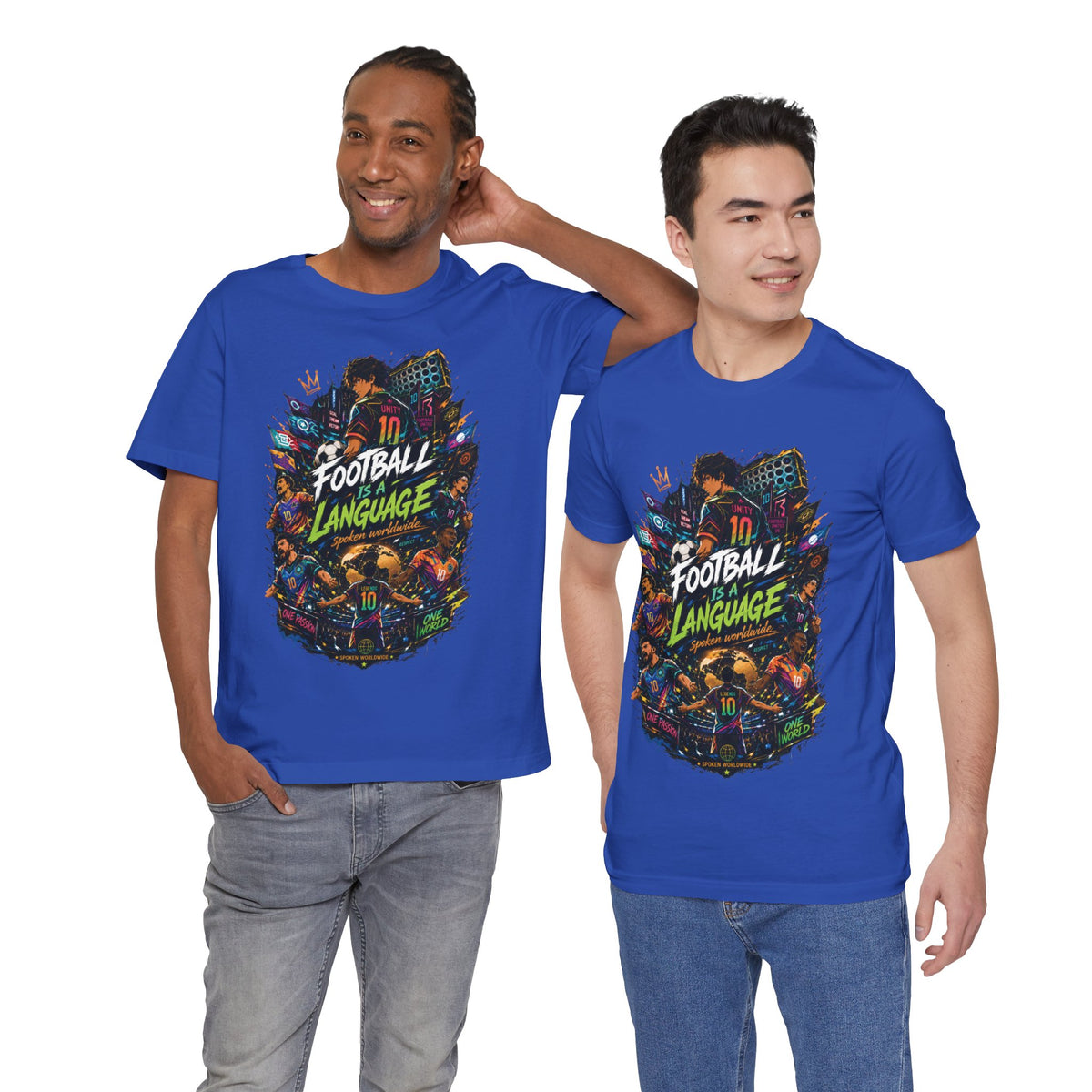 Football Is a Language Graphic T Shirt