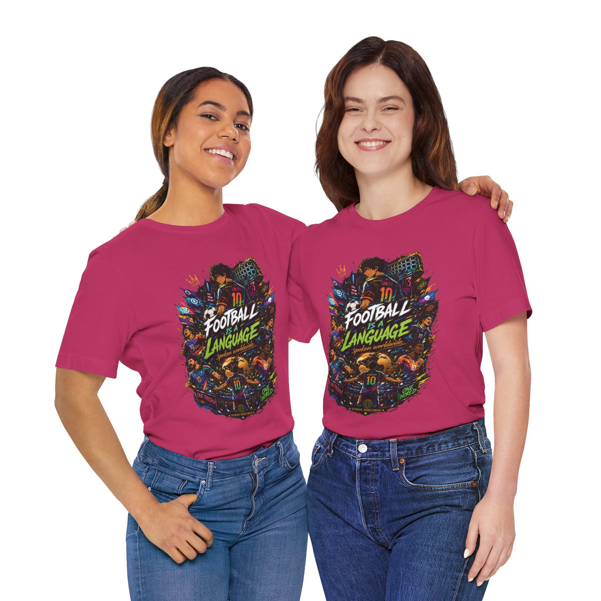 Football Is a Language Graphic T Shirt