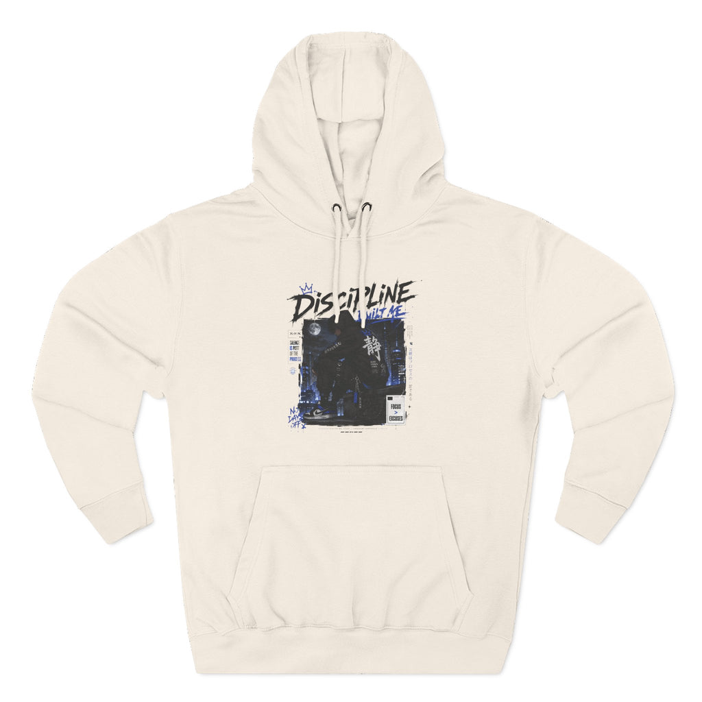 Discipline Graphic Hoodie — Vintage TV Photo Streetwear Pullover