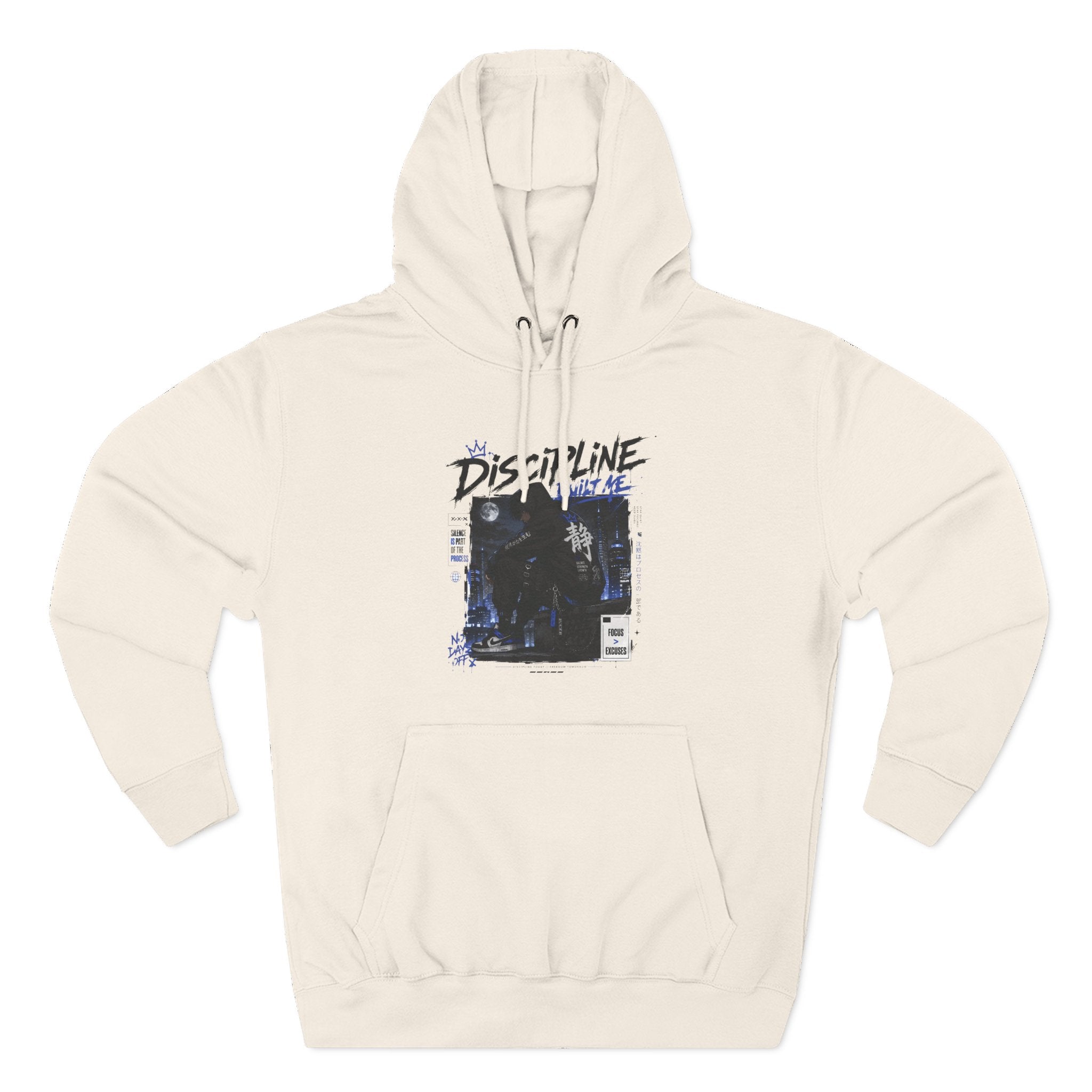 Discipline Graphic Hoodie — Vintage TV Photo Streetwear Pullover