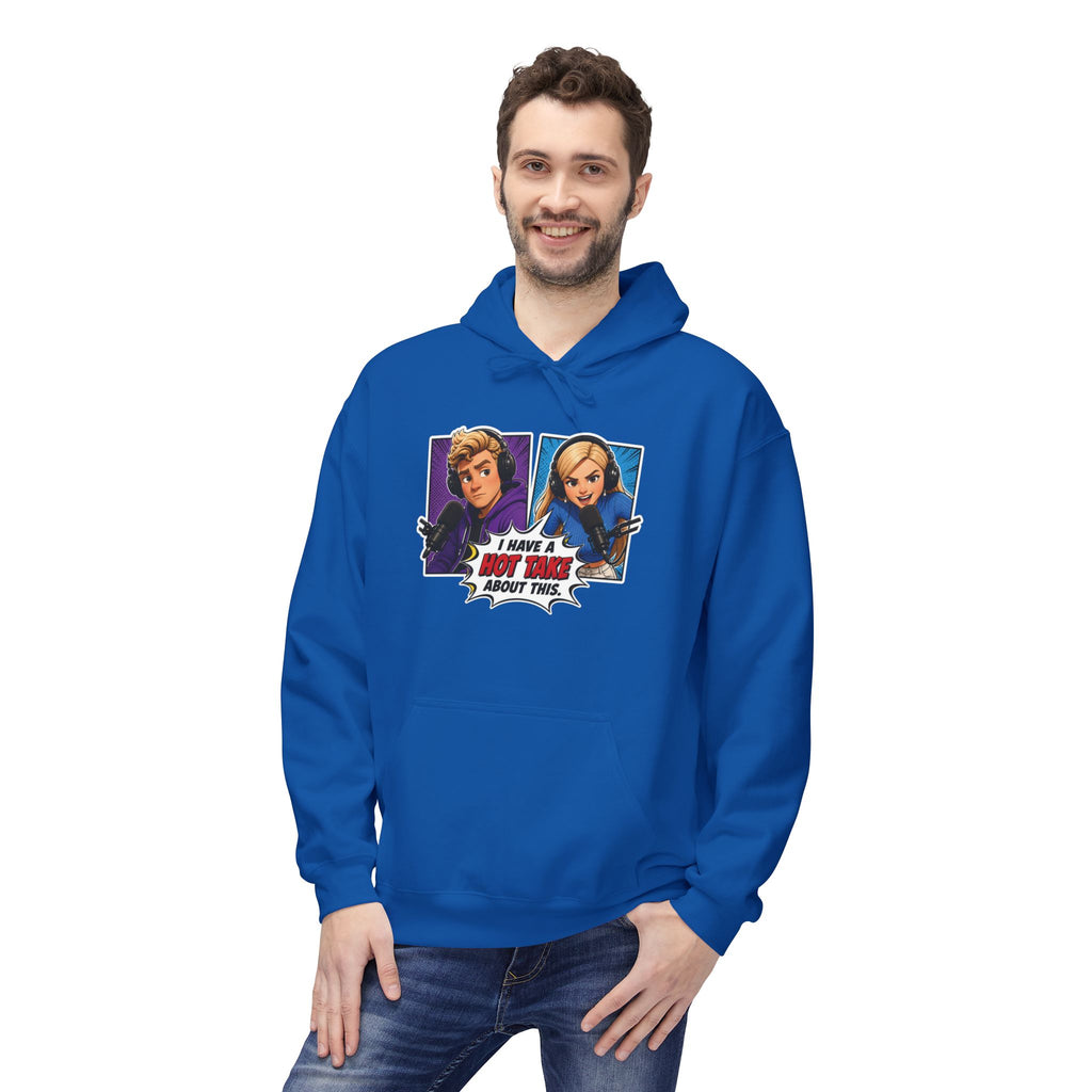 Pop-Art "I HAVE A HOT TAKE ABOUT THIS" Hoodie — Hot Take Central Graphic