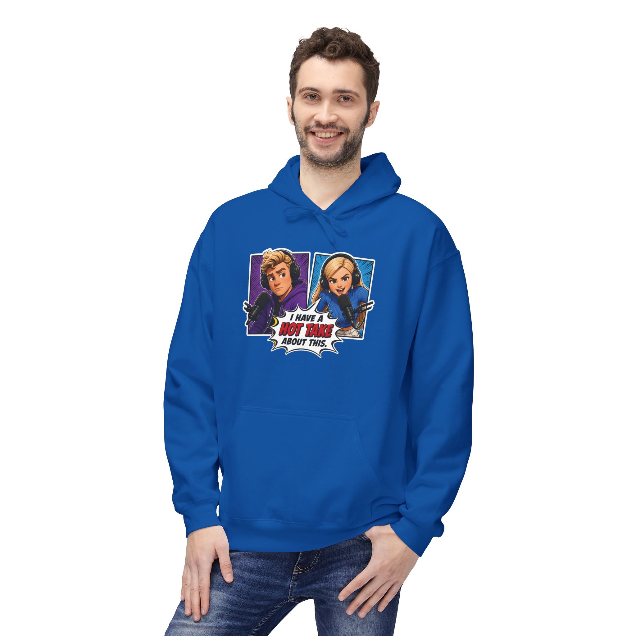 Pop-Art "I HAVE A HOT TAKE ABOUT THIS" Hoodie — Hot Take Central Graphic