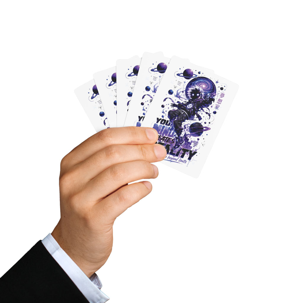 Cosmic Astronaut Poker Playing Cards – "Your Mind Creates Reality" Deck
