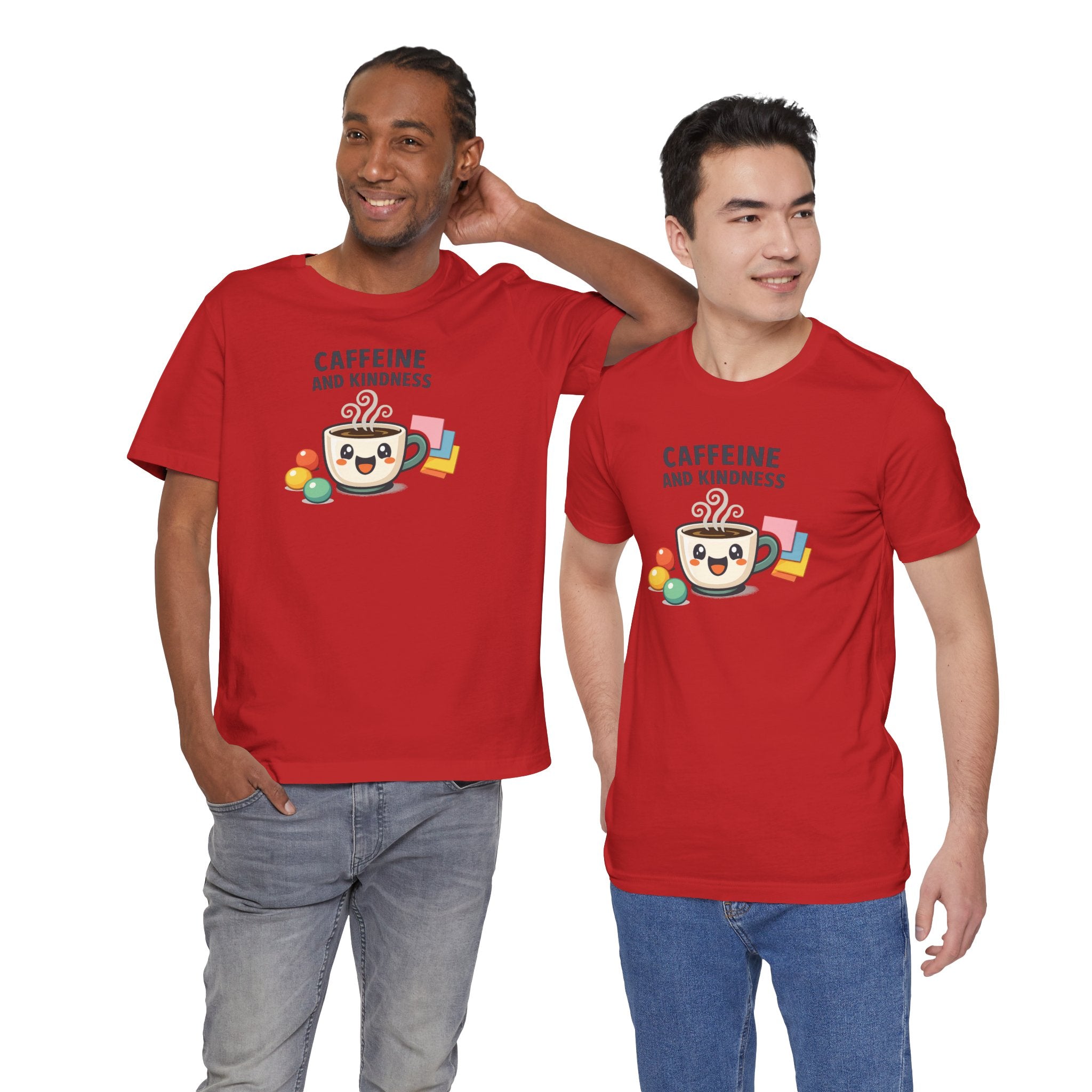 Caffeine and Kindness Tee | office humor, coffee fuel