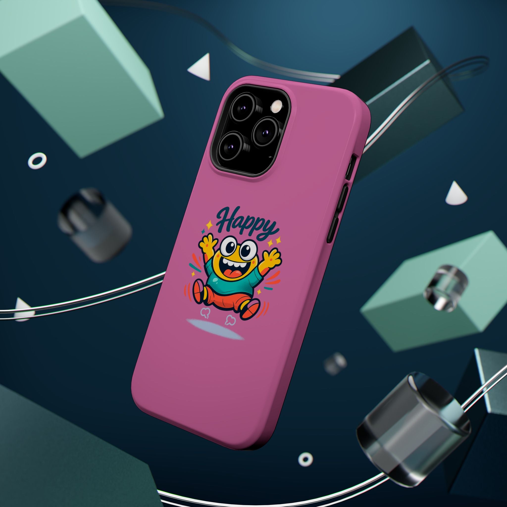 Happy Monster Magnetic Impact-Resistant Phone Case
