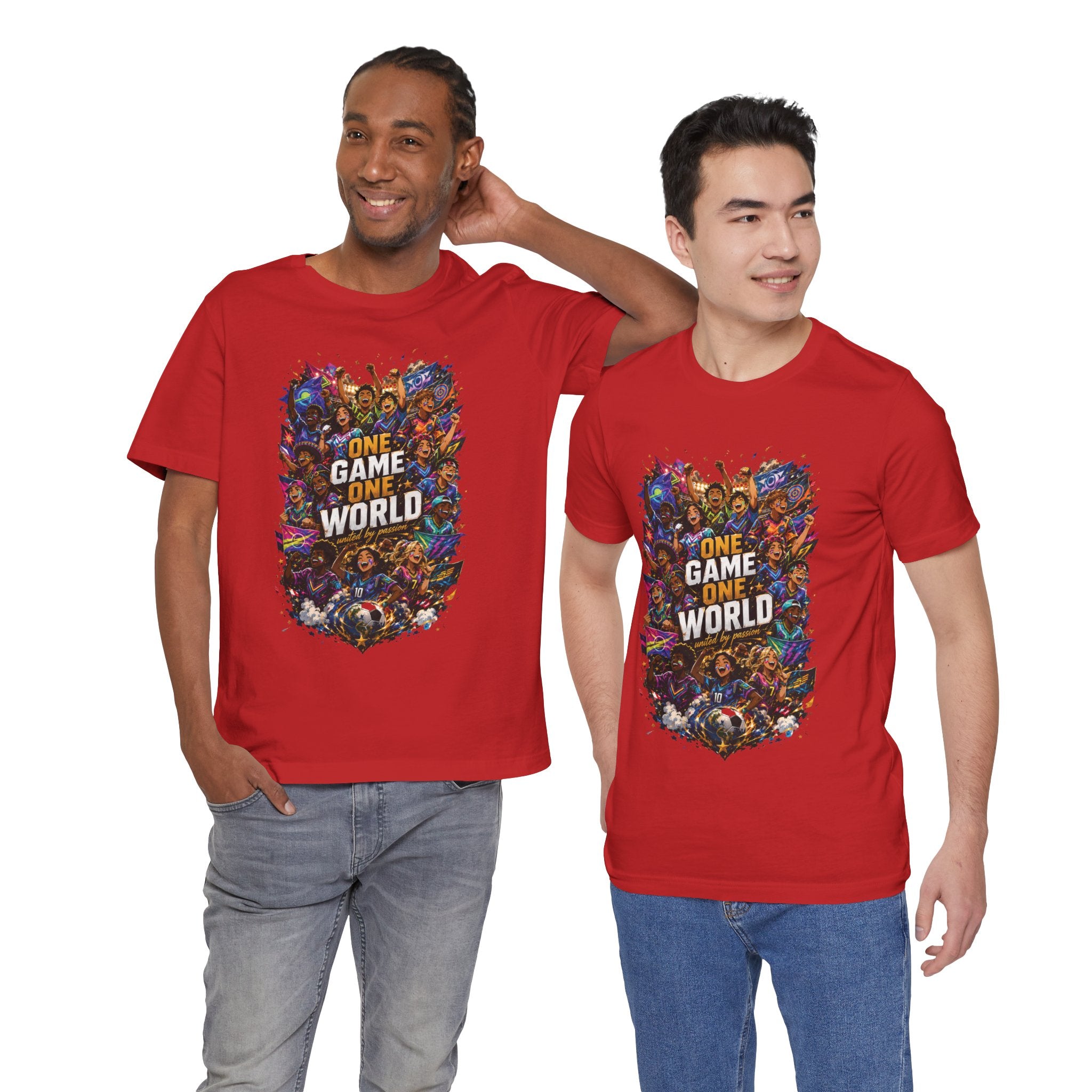 T-Shirt — 'One Game One World' Gamer Graphic Tee