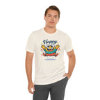 Happy Mood Blob Tee | kawaii minimal, thick outline emoji cartoon