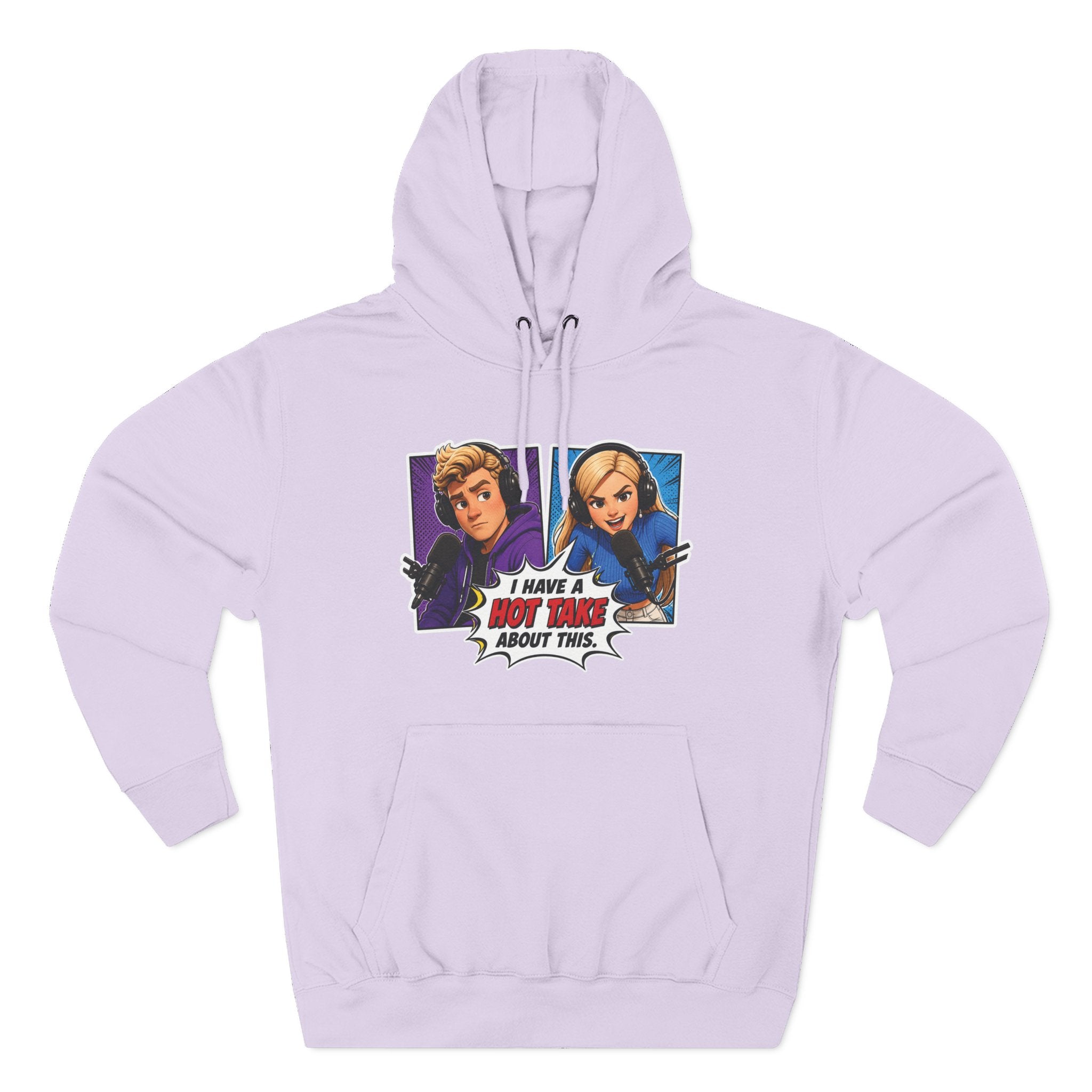Comic Pop Art Hoodie — “I Have a Hot Take About This” Graphic Pullover