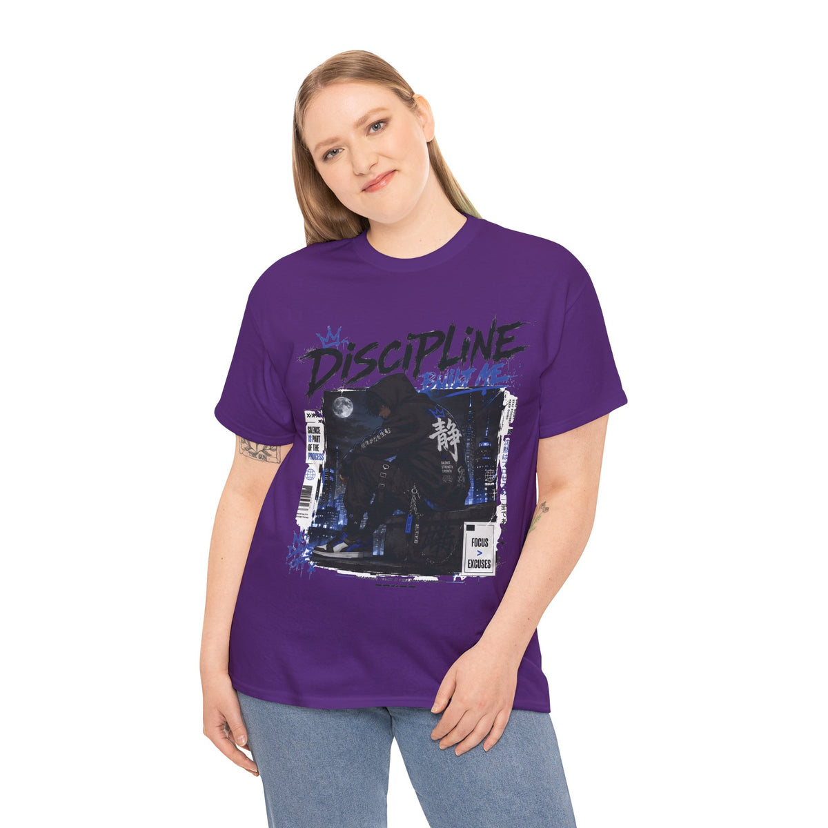 Discipline Built Me Anime Streetwear T Shirt