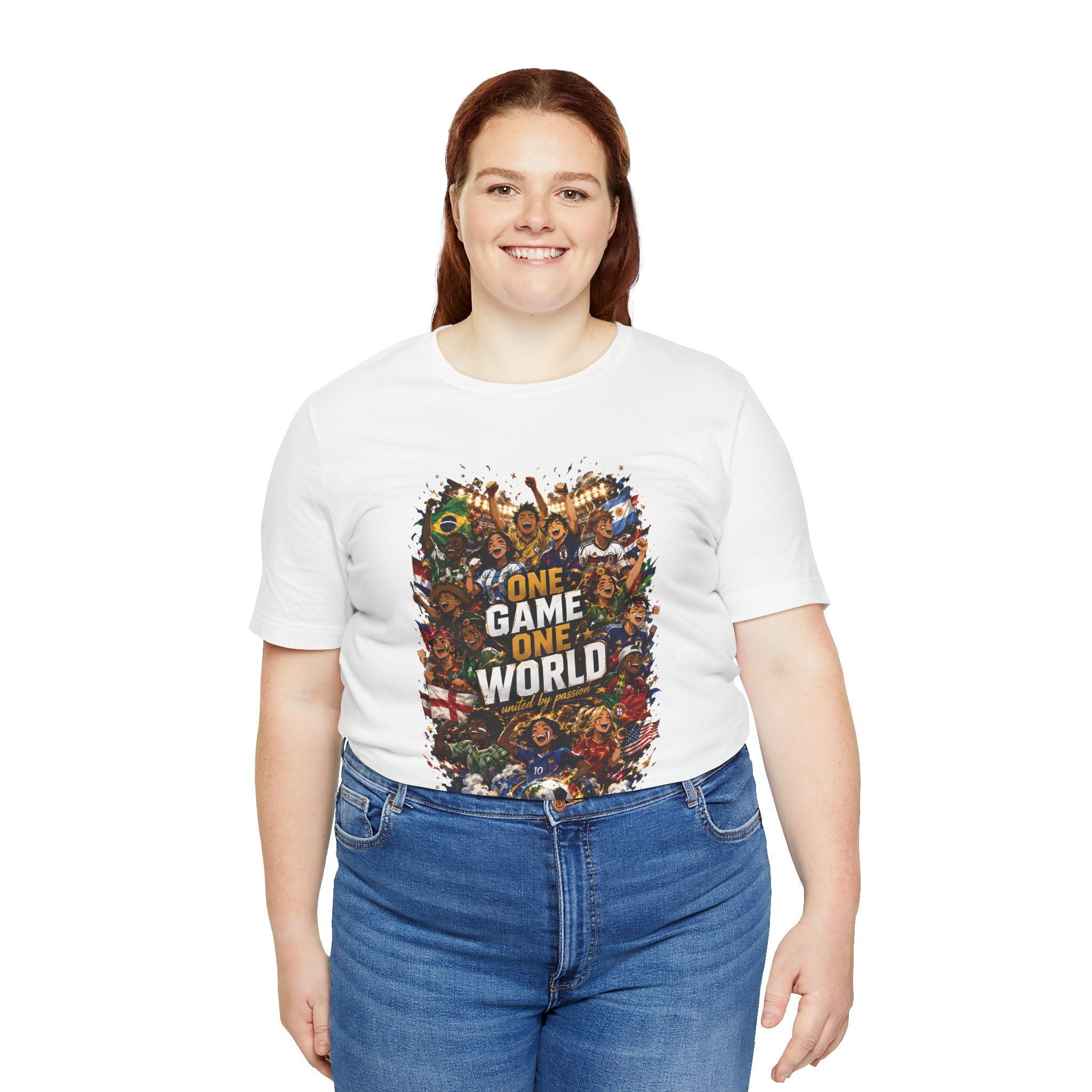 T-Shirt — 'One Game One World' Gamer Graphic Tee