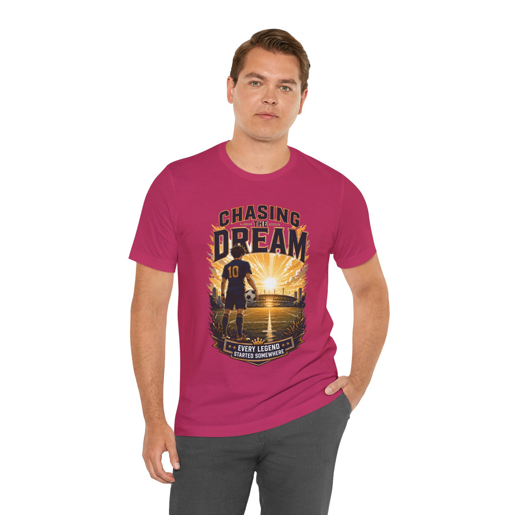 Chasing the Dream Soccer Graphic T Shirt