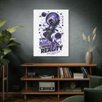 Space Astronaut Canvas Print — “You Mind Creates Reality” Inspirational Wall Art