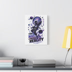 Space Astronaut Canvas Print — “You Mind Creates Reality” Inspirational Wall Art