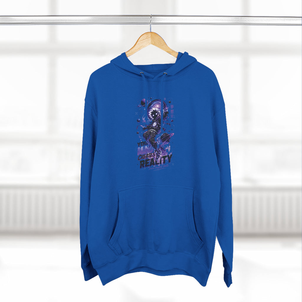 Galaxy Skate Hoodie — "You’re Not High, You’re Reality" Graphic Pullover