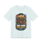 Soccer Graphic Tee - "One Game One World" Graphic T-Shirt