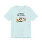 Caffeine and Kindness Tee | office humor, coffee fuel