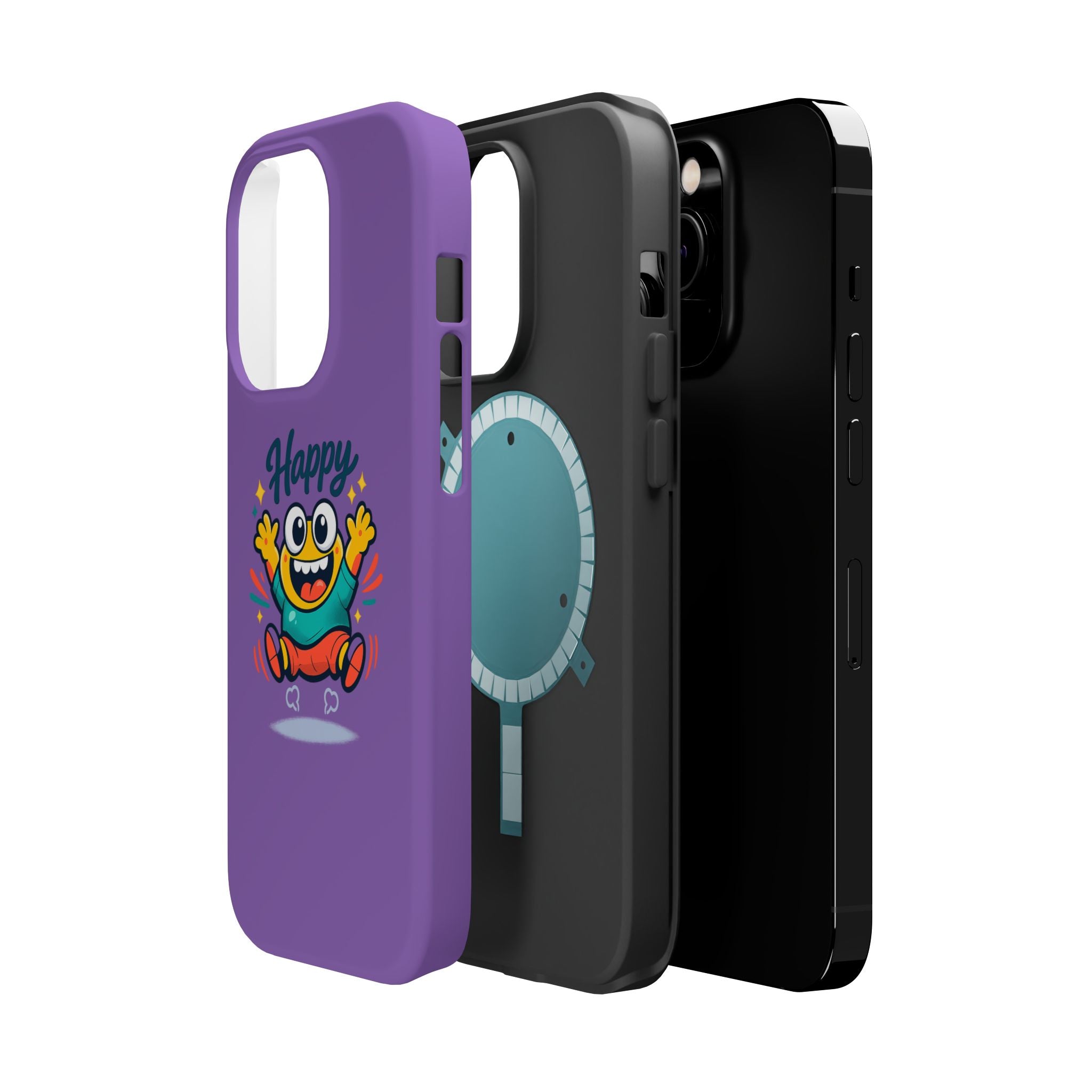 Happy Monster Magnetic Impact-Resistant Phone Case